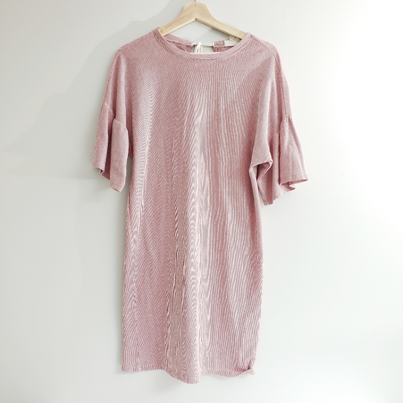 Listicle Dresses & Skirts - 5/$25 Mistic Prysm by Listicle Striped Dress Red White S
